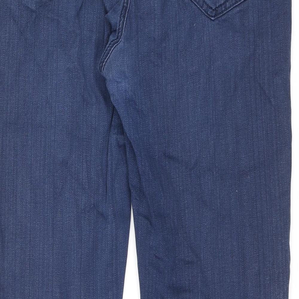 Mimosa Womens Blue Cotton Tapered Jeans Size 16 L29 in Regular Zip