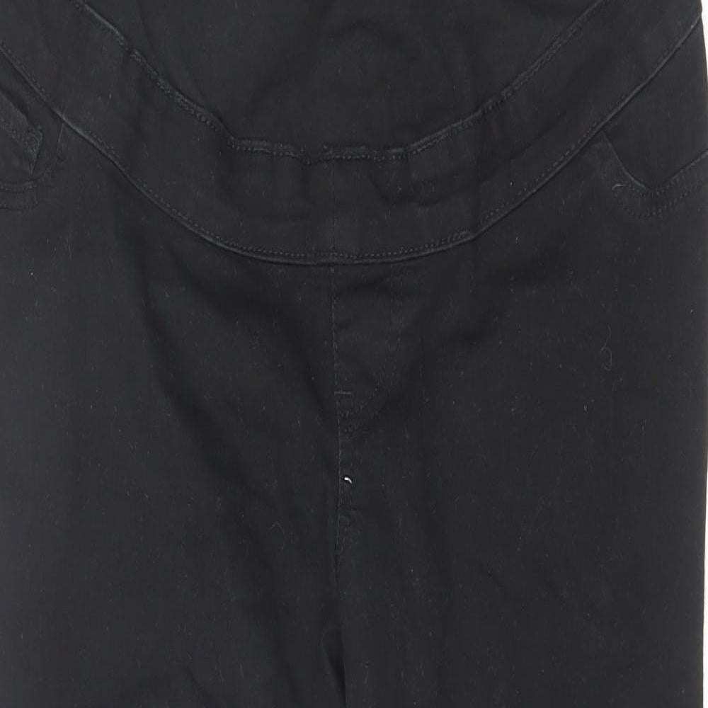 New Look Womens Black Cotton Jegging Jeans Size 12 L26 in Regular