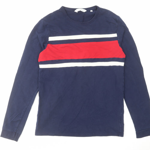 NEXT Mens Blue Cotton Pullover Sweatshirt Size S