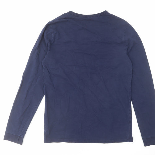 NEXT Mens Blue Cotton Pullover Sweatshirt Size S