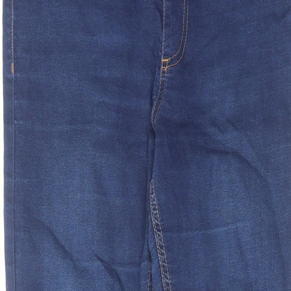 Marks and Spencer Womens Blue Cotton Jegging Jeans Size 30 in L26 in Regular