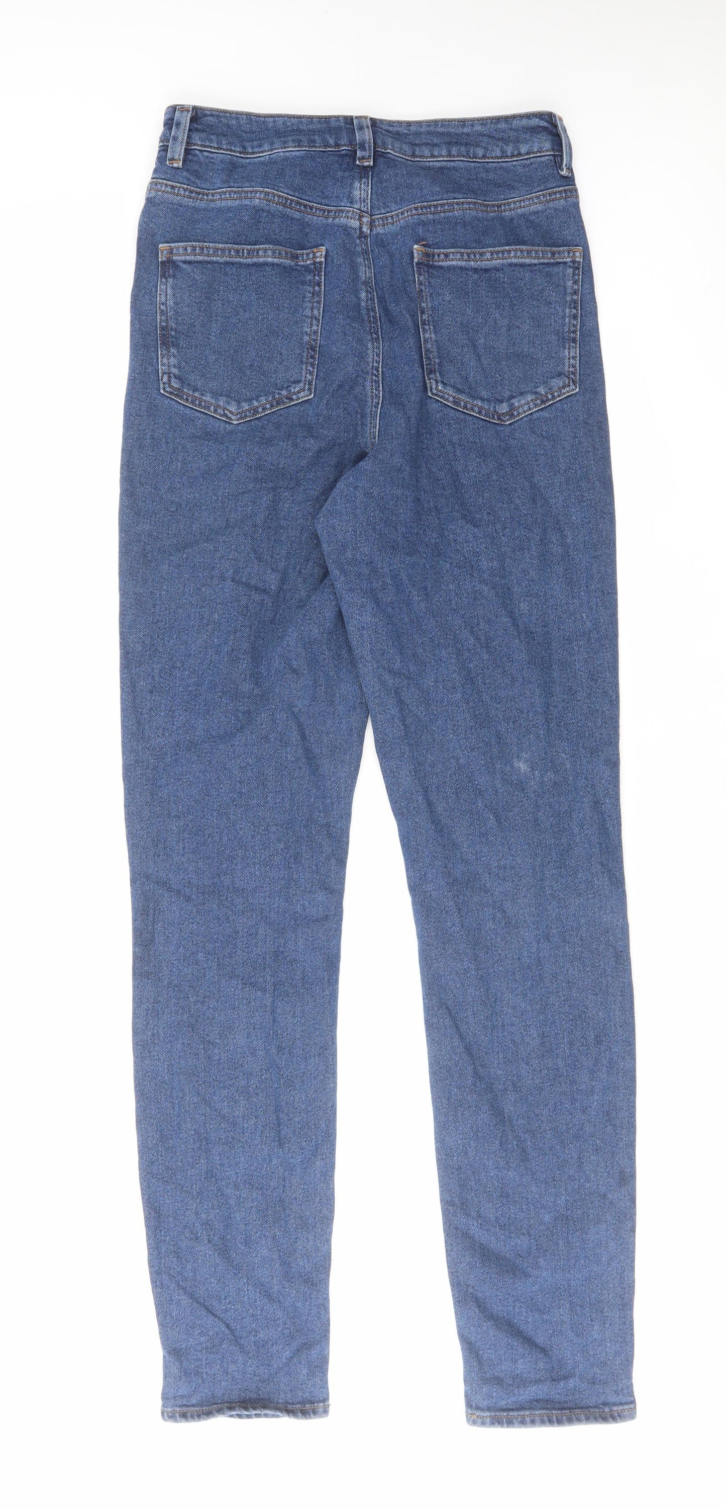 ASOS Womens Blue Cotton Skinny Jeans Size 28 in L36 in Regular Zip