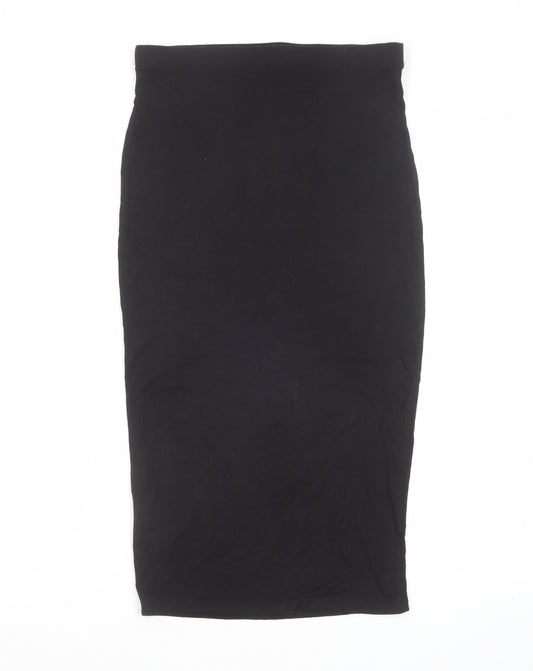 George Womens Black Viscose Bandage Skirt Size 10