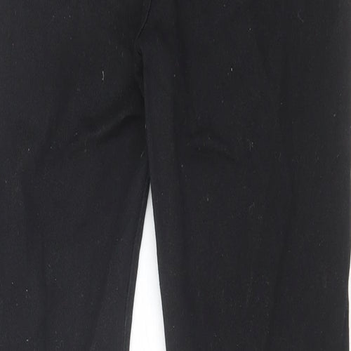 Boohoo Womens Black Cotton Skinny Jeans Size 6 L30 in Regular Zip