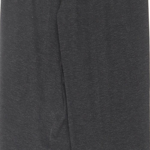 Marks and Spencer Womens Grey Viscose Trousers Size 8 L29 in Regular