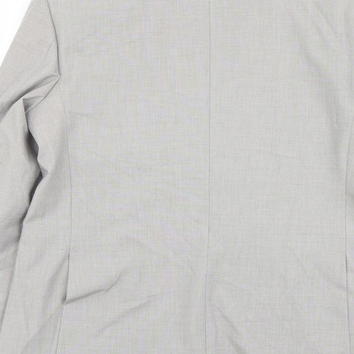 Marks and Spencer Mens Ivory Polyester Jacket Suit Jacket Size 42 Regular