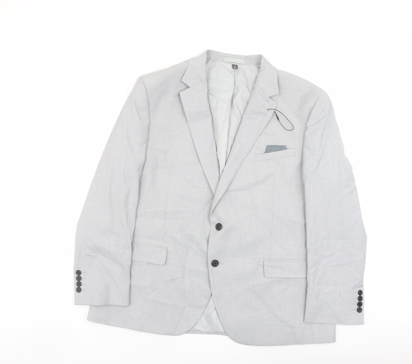 Marks and Spencer Mens Green Polyester Jacket Suit Jacket Size 46 Regular