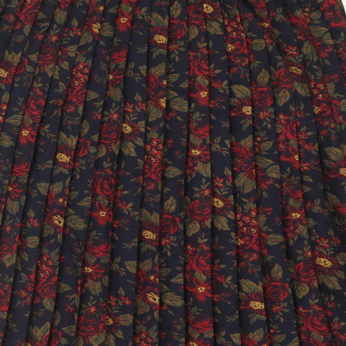 Eastex Womens Multicoloured Floral Viscose Pleated Skirt Size 18