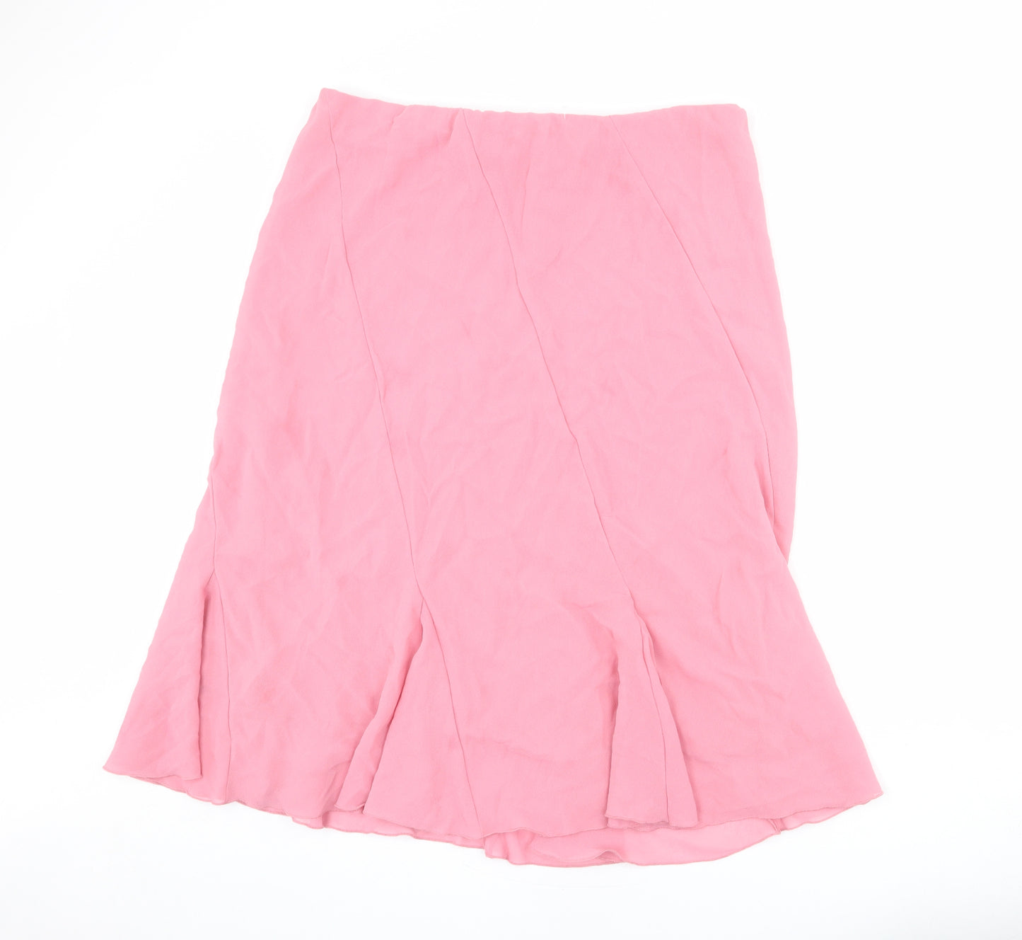 Bonmarché Womens Pink Polyester Swing Skirt Size 20