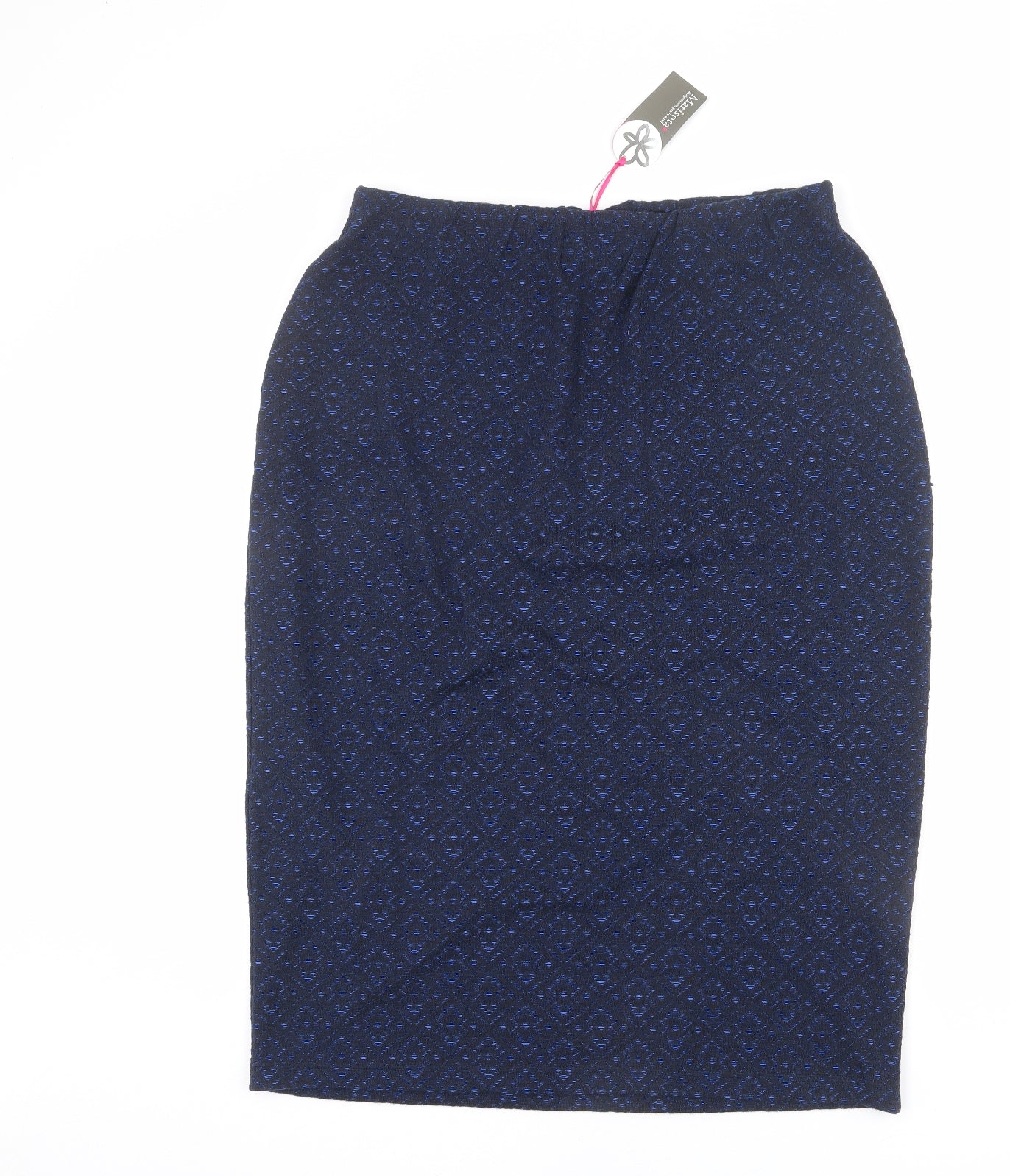 Marisota Womens Blue Geometric Polyester Straight & Pencil Skirt Size 20