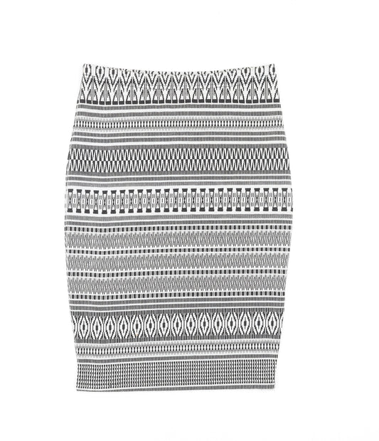 FOREVER 21 Womens Multicoloured Geometric Polyester Bandage Skirt Size M