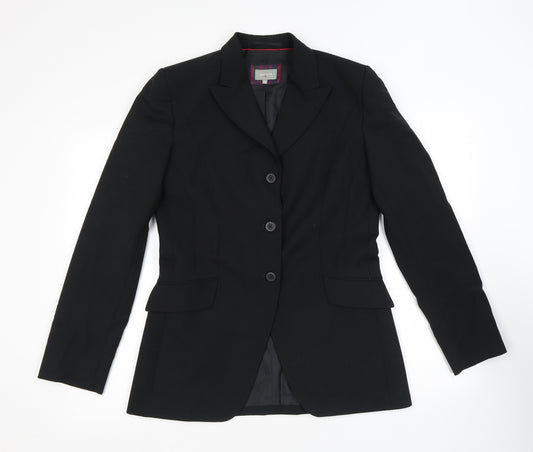 Per Una Womens Black Polyester Jacket Suit Jacket Size 14