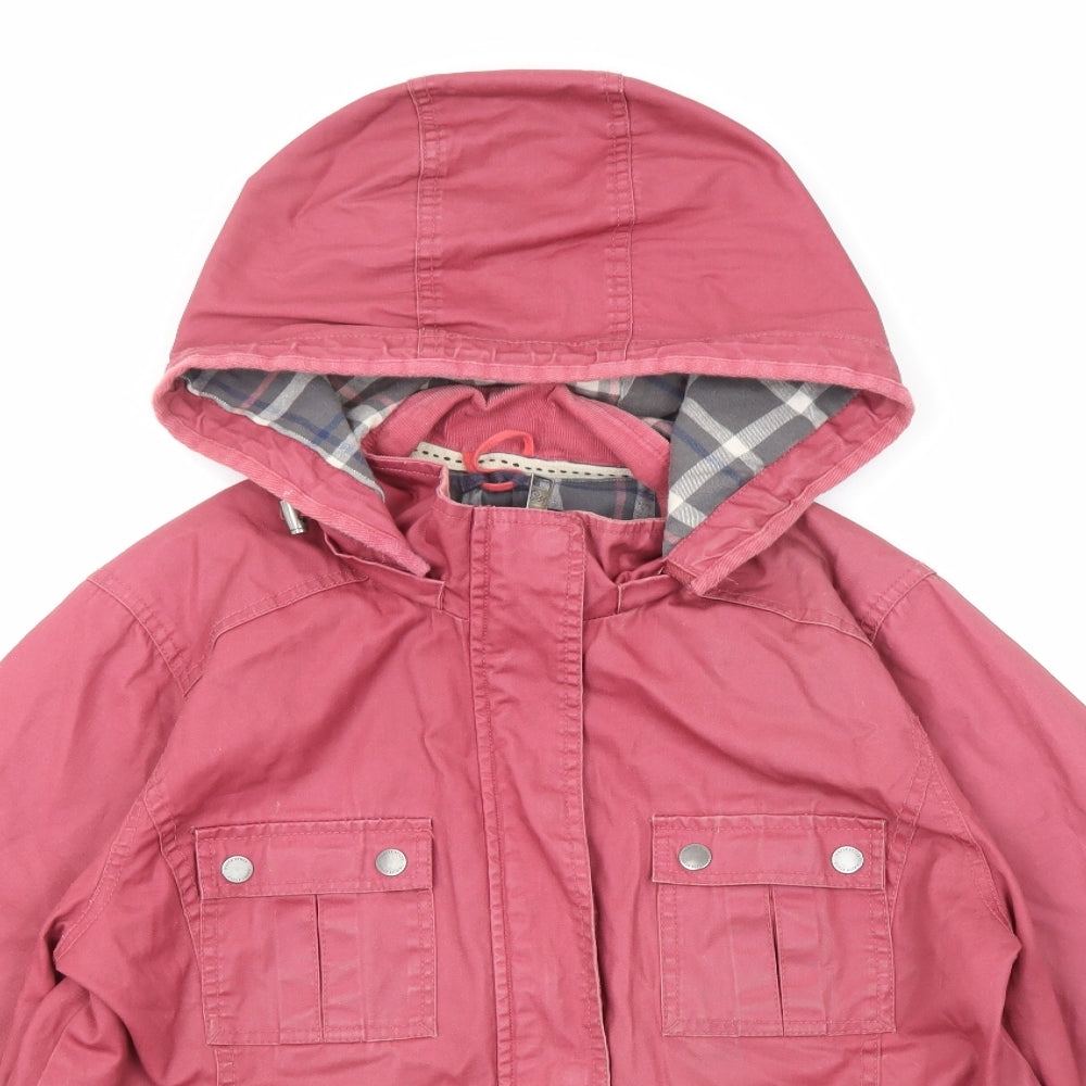 White Stuff Womens Pink Jacket Size 14 Zip