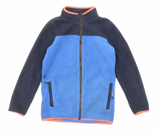 Joules Boys Blue Basic Jacket Jacket Size 9-10 Years Zip