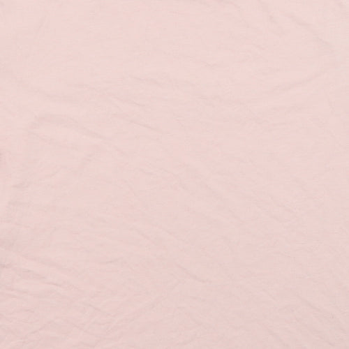 Jack Wills Womens Pink Cotton Basic T-Shirt Size 14 Round Neck