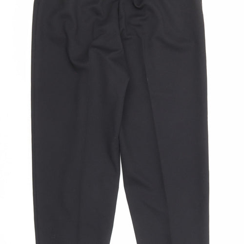 Marks and Spencer Womens Black Polyester Carrot Trousers Size 16 L26 in Regular