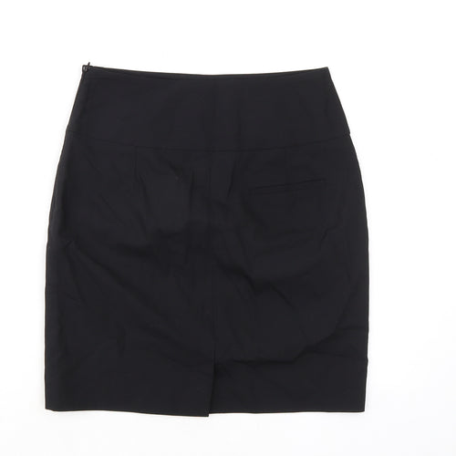 Banana Republic Womens Black Wool A-Line Skirt Size 6 Zip