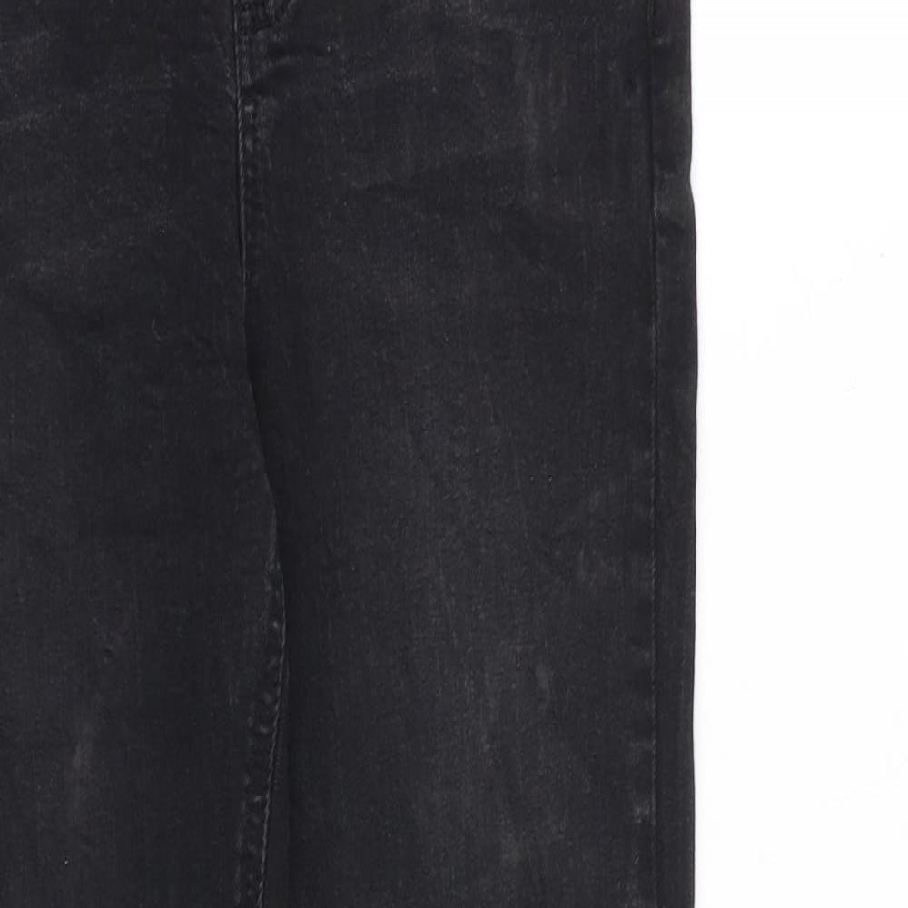 New Look Womens Black Cotton Skinny Jeans Size 8 L30 in Slim Zip