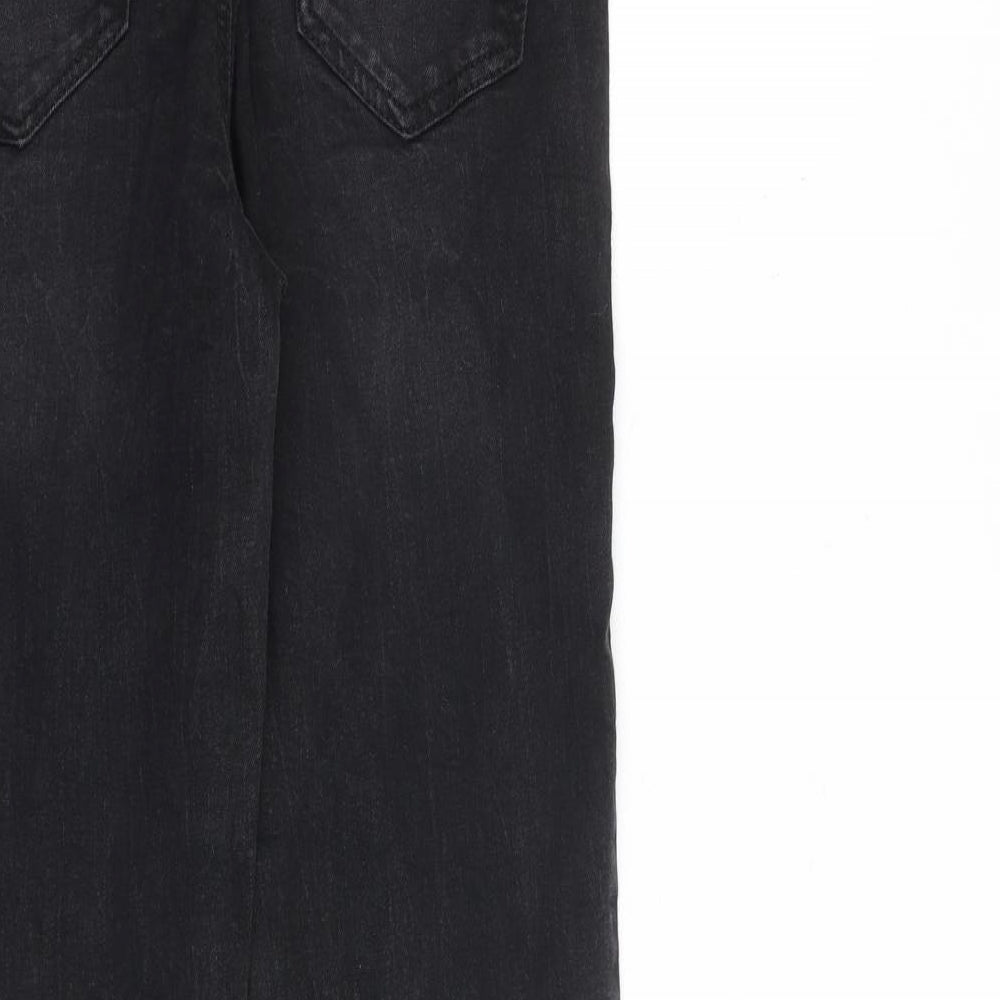 New Look Womens Black Cotton Skinny Jeans Size 8 L30 in Slim Zip