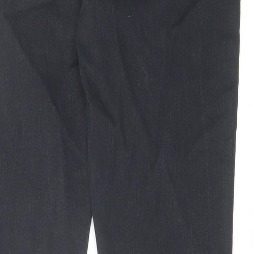 NEXT Womens Black Cotton Skinny Jeans Size 12 L27 in Regular Zip