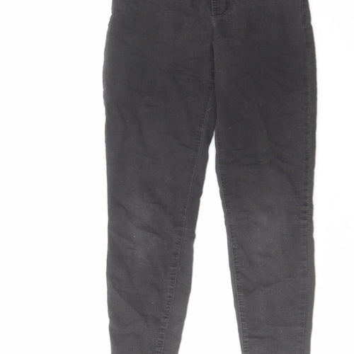Denim & Co. Womens Grey Cotton Skinny Jeans Size 8 L26 in Regular
