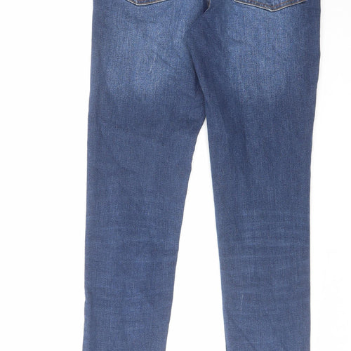 H&M Mens Blue Cotton Skinny Jeans Size 30 in L31 in Regular Zip