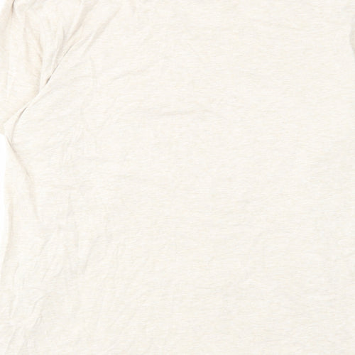 Polo Ralph Lauren Mens Beige Polyester T-Shirt Size M Crew Neck