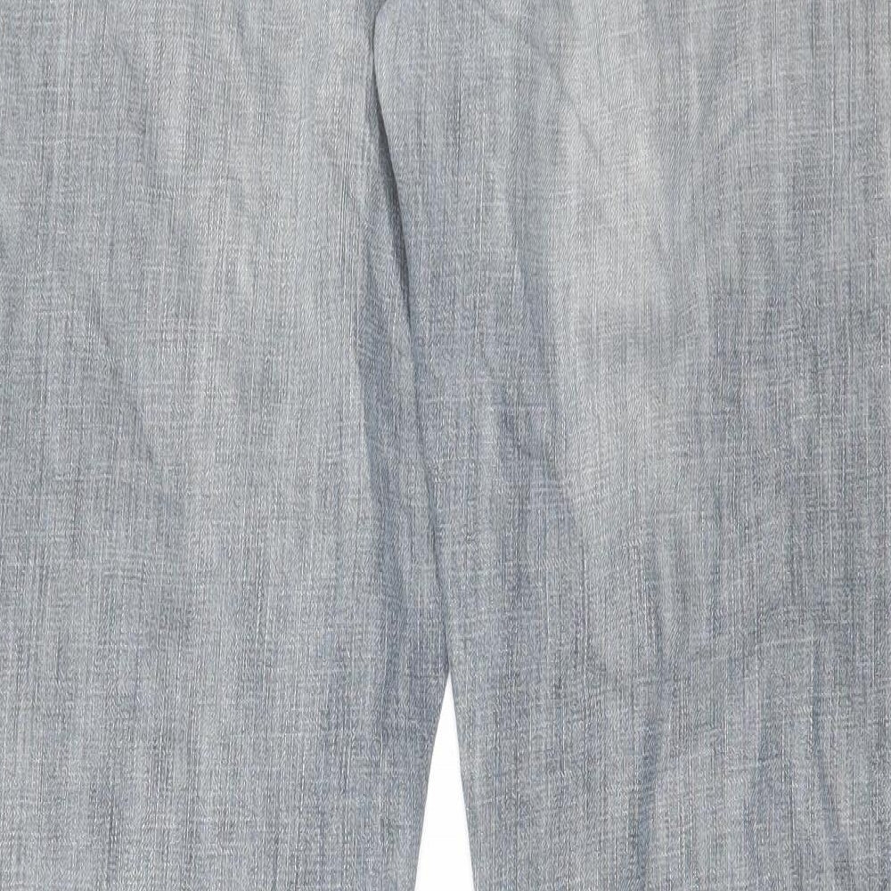 Gap Mens Blue Cotton Straight Jeans Size 34 in L34 in Regular Button