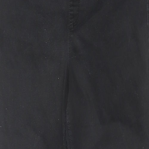Denim & Co. Womens Black Cotton Jegging Jeans Size 16 L29 in Regular