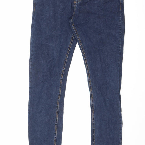 Denim & Co. Mens Blue Cotton Skinny Jeans Size 32 in L34 in Slim Button