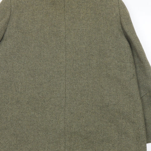 St Michael Womens Green Jacket Size 18 Button
