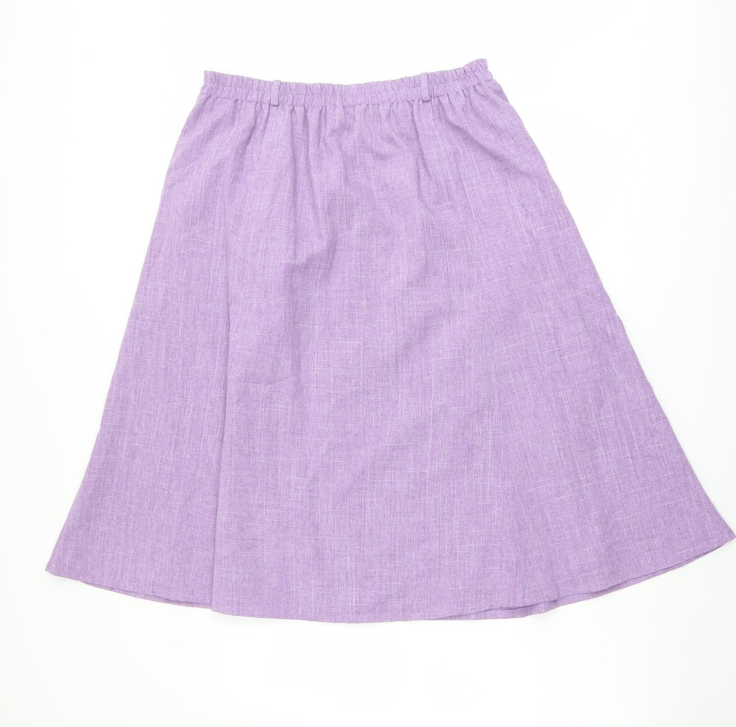 Riddella Womens Purple Polyester Swing Skirt Size 14