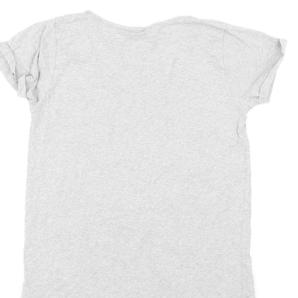 Bloody Marvellous Womens Multicoloured Cotton Basic T-Shirt Size M Round Neck