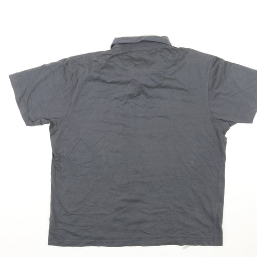 NEXT Mens Blue Cotton T-Shirt Size XL Collared