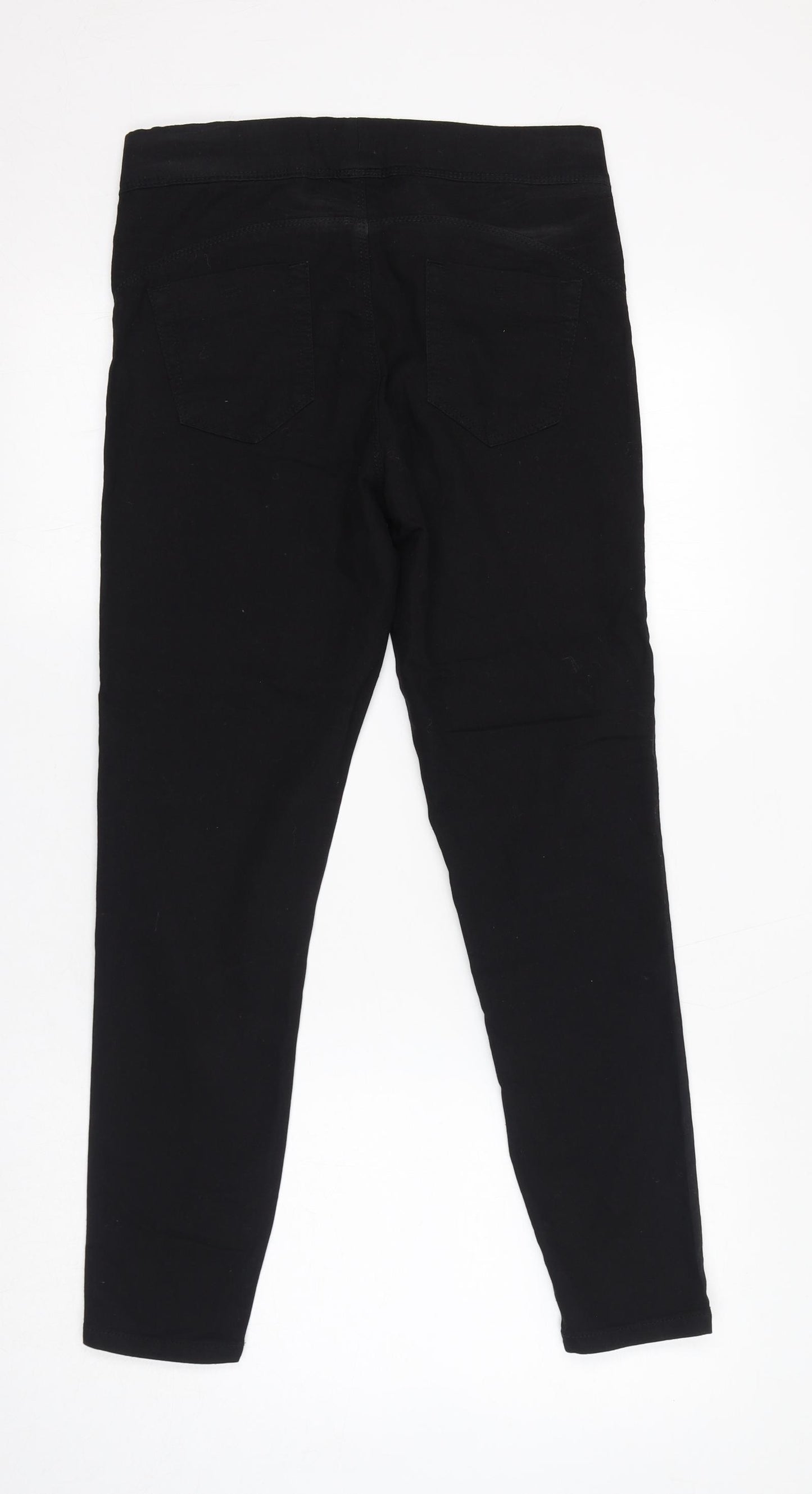 Denim & Co. Womens Black Cotton Jegging Jeans Size 10 L27 in Regular