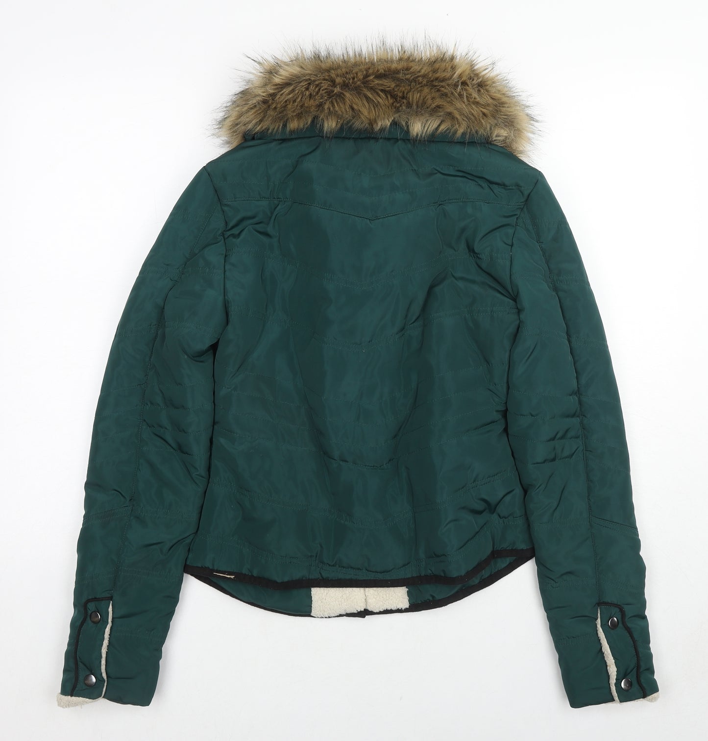 Urban Bliss Womens Green Jacket Size 8 Zip