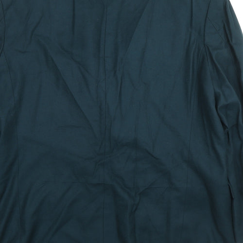 St Michael Mens Blue Wool Jacket Suit Jacket Size 44 Regular