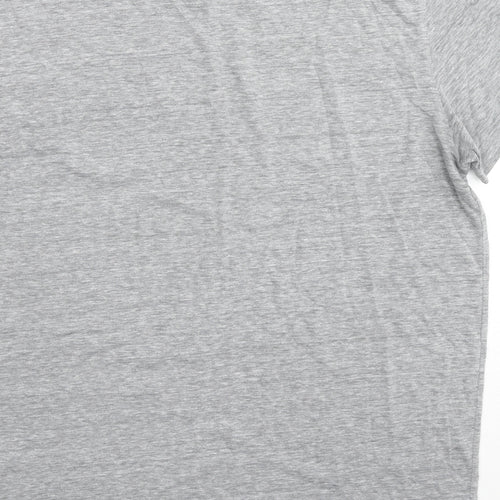 Gap Mens Grey Cotton T-Shirt Size M Crew Neck - New York
