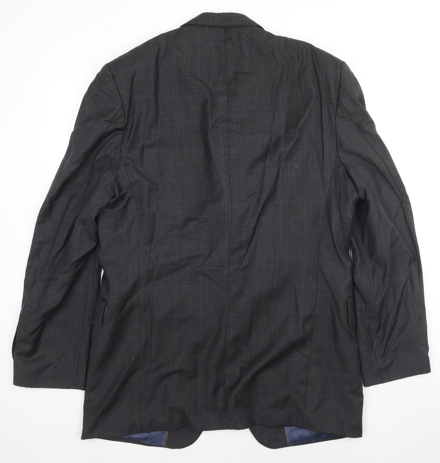 Austin Reed Mens Grey Wool Jacket Suit Jacket Size 46 Regular