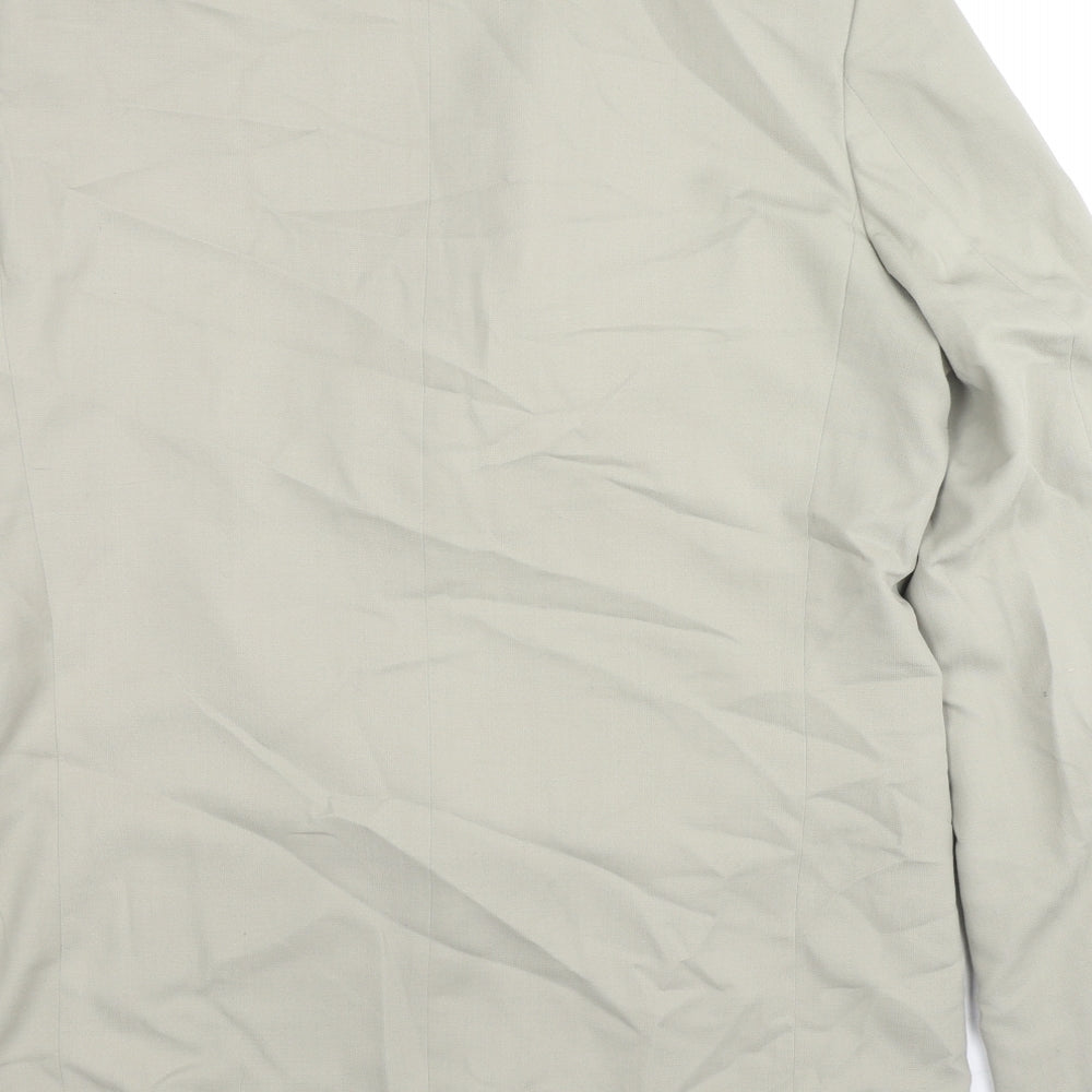 Jonathan Adams Mens Beige Polyester Jacket Suit Jacket Size 42 Regular