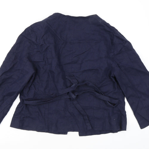 Monsoon Womens Blue Jacket Size 14