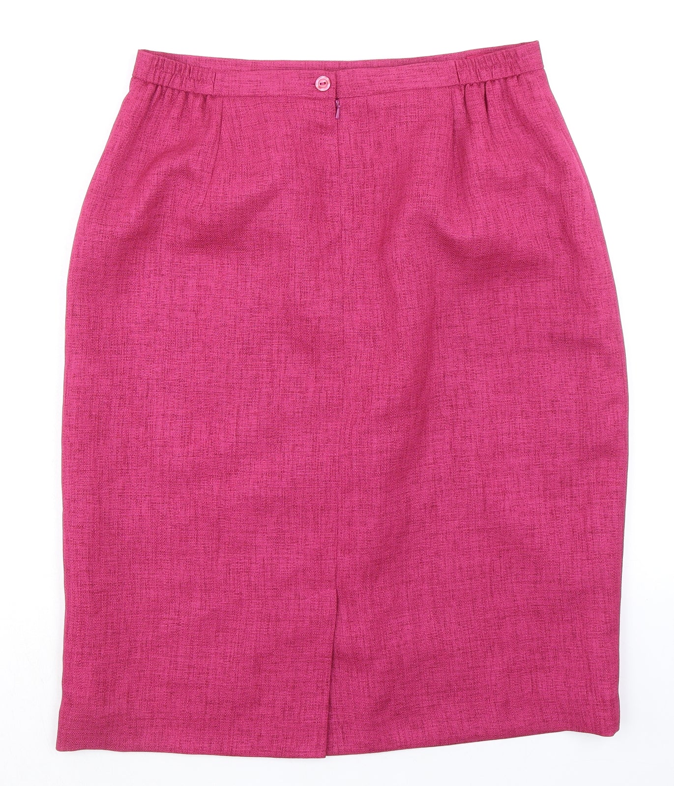 Eastex Womens Pink Polyester Straight & Pencil Skirt Size 16 Zip