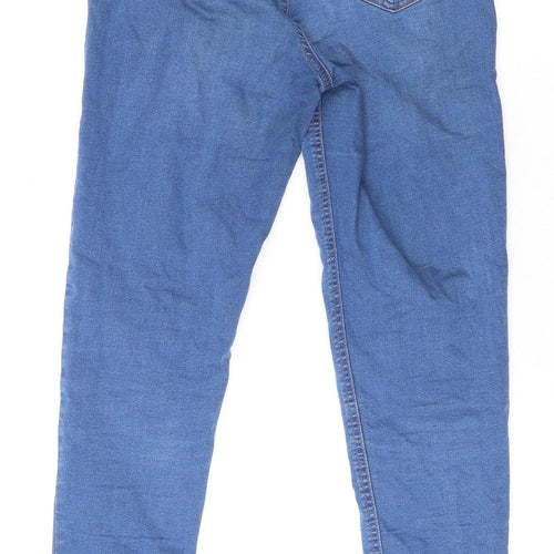 Marks and Spencer Womens Blue Cotton Jegging Jeans Size 10 L29 in Regular