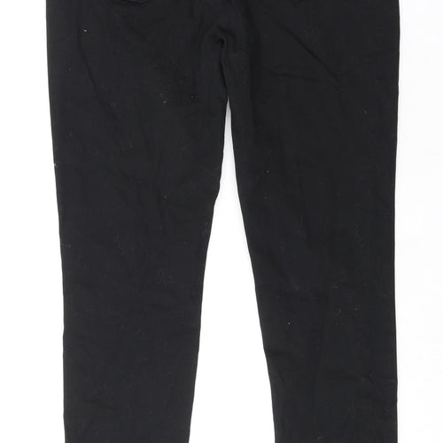 Klass Womens Black Cotton Skinny Jeans Size 14 L30 in Regular Zip