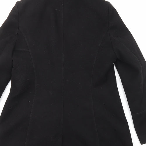 New Look Womens Black Jacket Coat Size 12 Zip