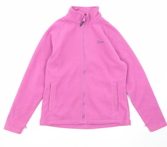 Hi Gear Womens Pink Jacket Size 10 Zip
