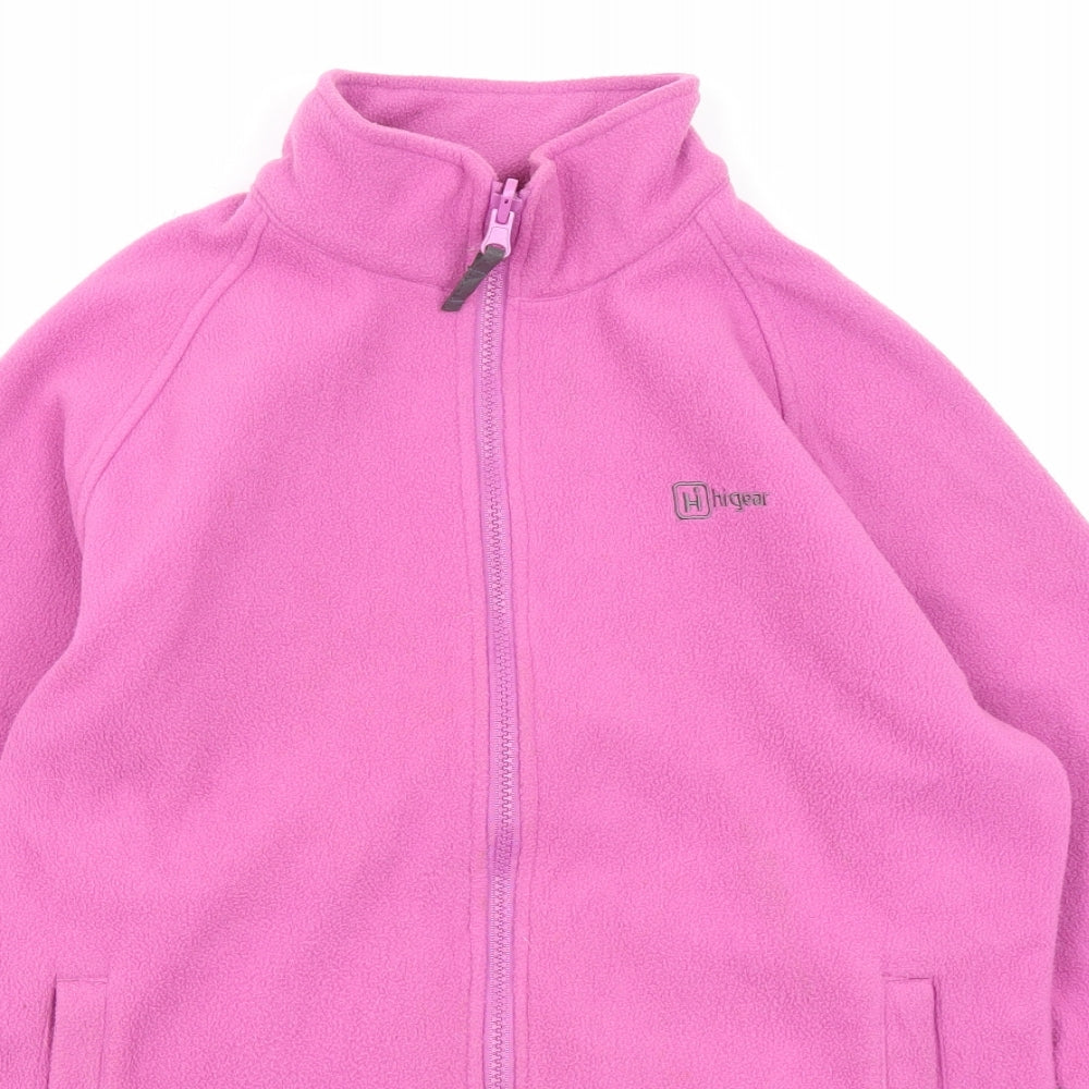 Hi Gear Womens Pink Jacket Size 10 Zip