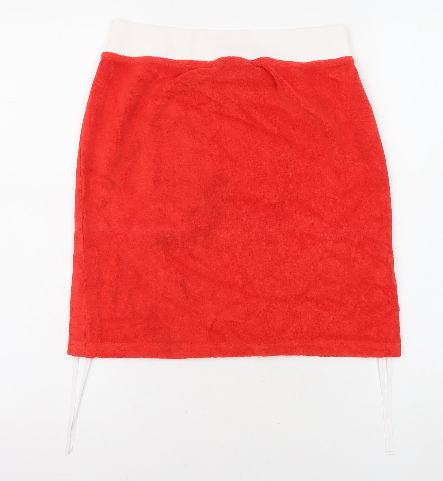 ellesse Womens Red Cotton A-Line Skirt Size 8