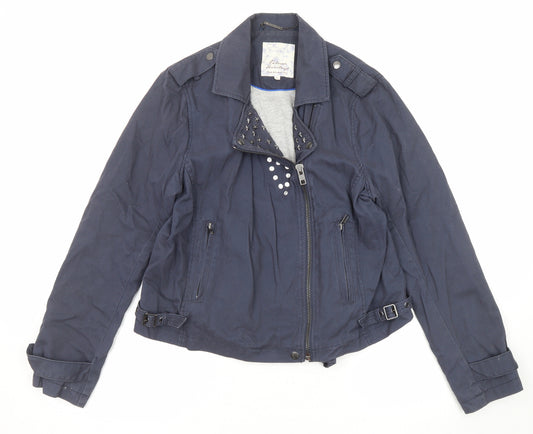 Falmer Heritage Womens Blue Jacket Size 16 Zip