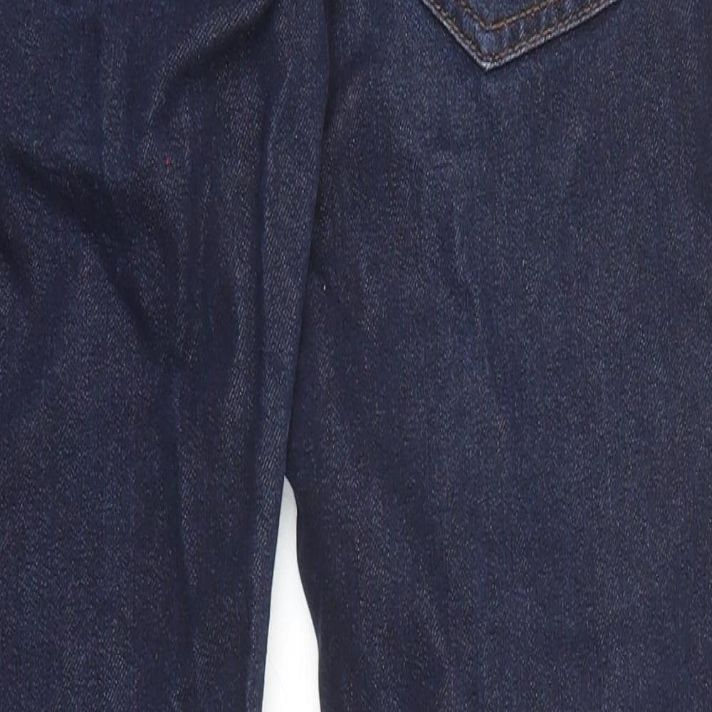 Crosshatch Mens Blue Cotton Straight Jeans Size 30 in L27 in Regular Zip
